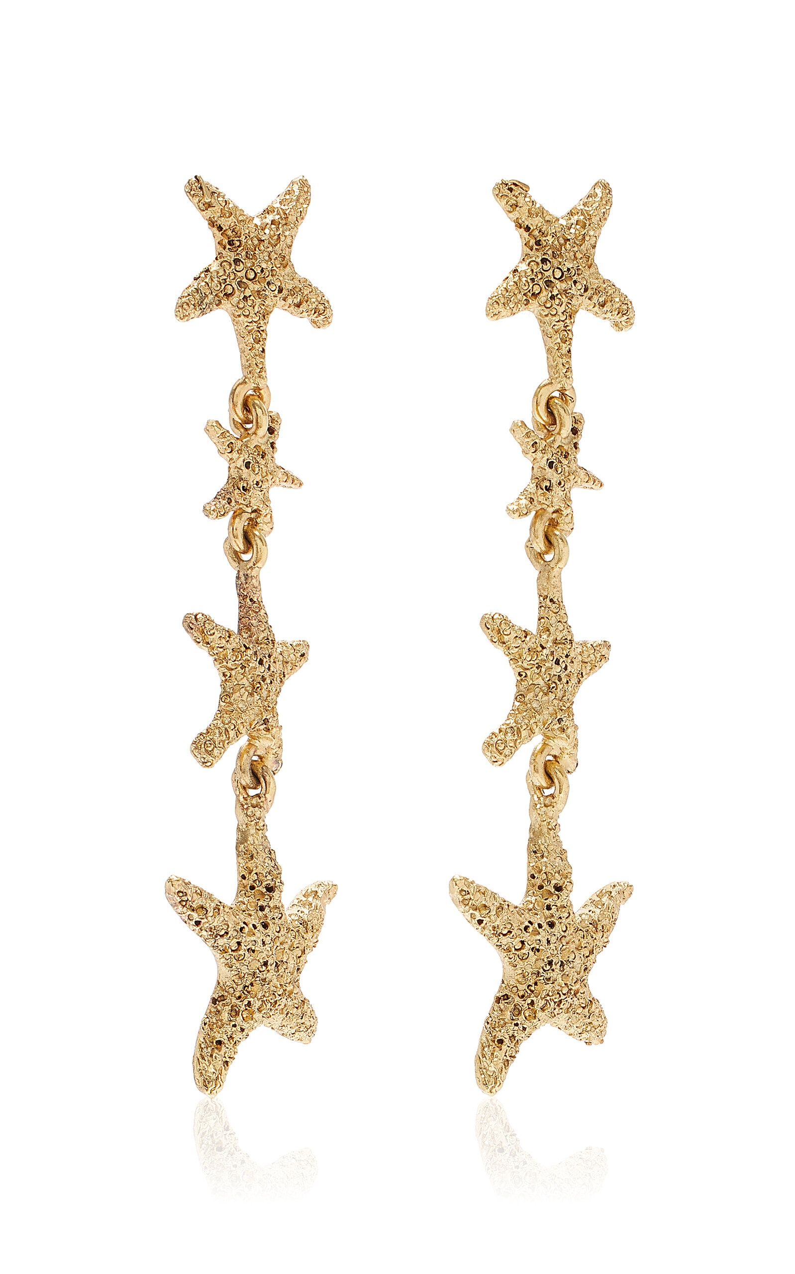 Starfish Earrings gold - 4