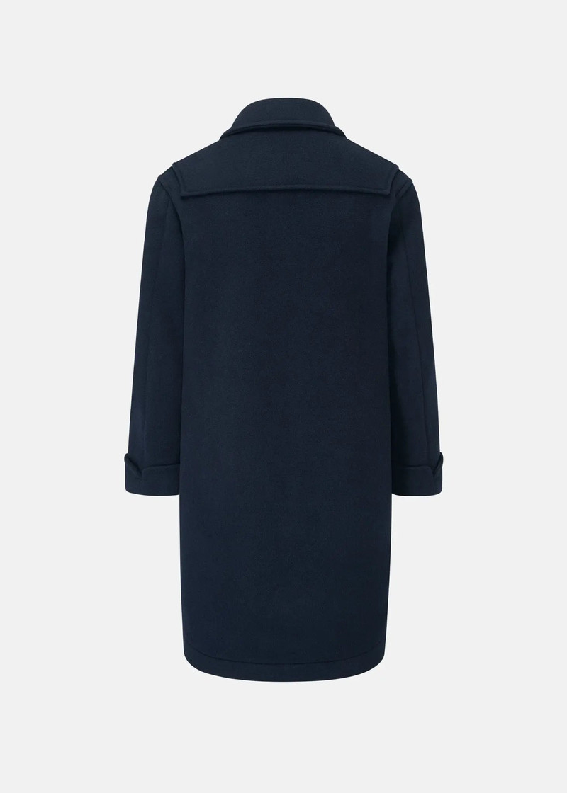 GLOVERALL Men's Byron Duffle Coat Navy outlook