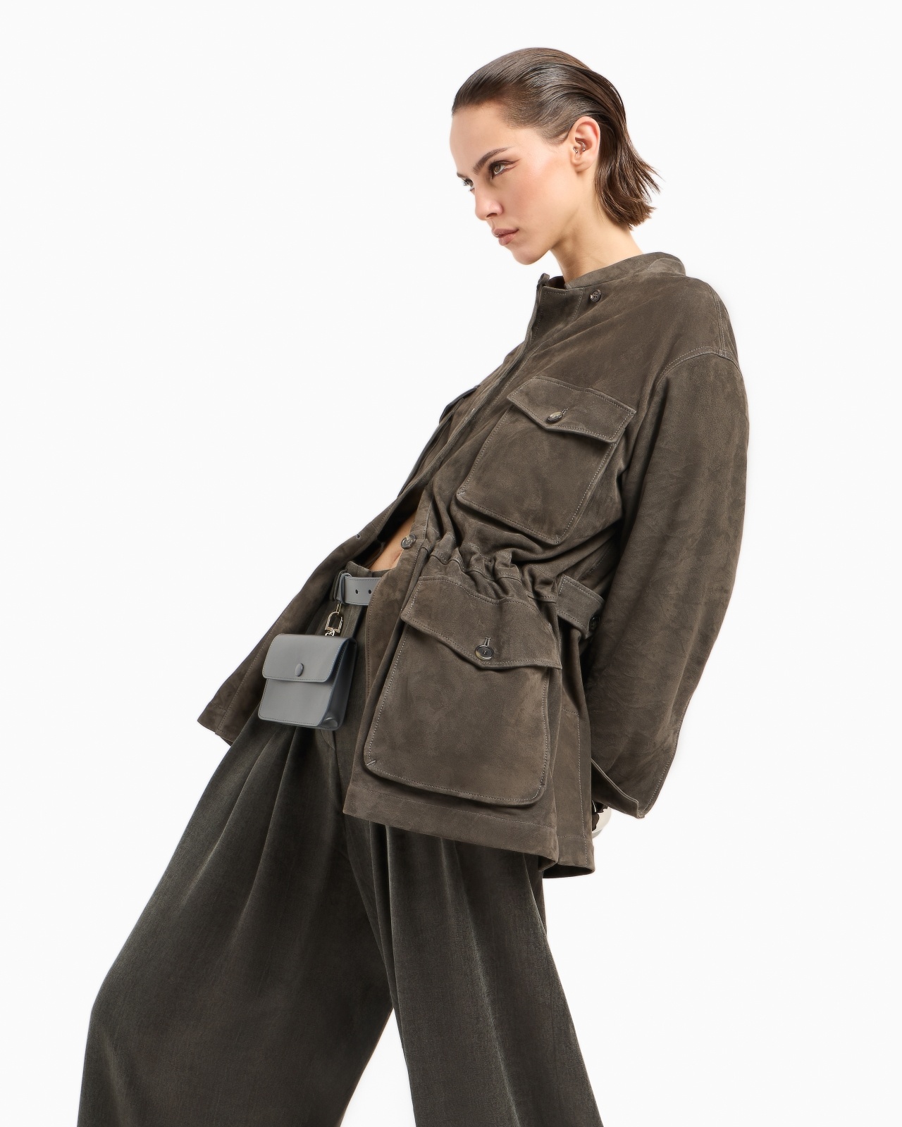 WIDE-LEG VISCOSE AND CUPRO TROUSERS - 5