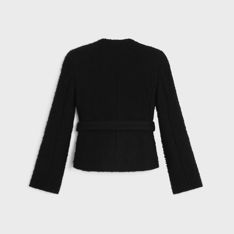 CELINE jacket IN cashmere and wool natté outlook