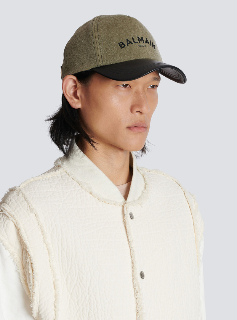 Cotton cap with Balmain logo 4