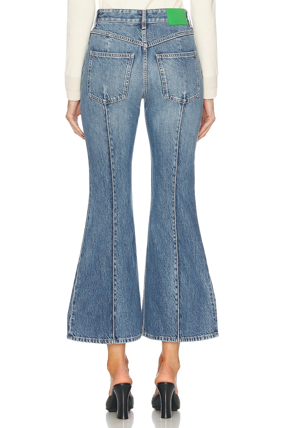 Cropped Kick Flare Leg - 4