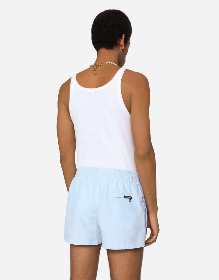 Short swim trunks with DG logo band - 5