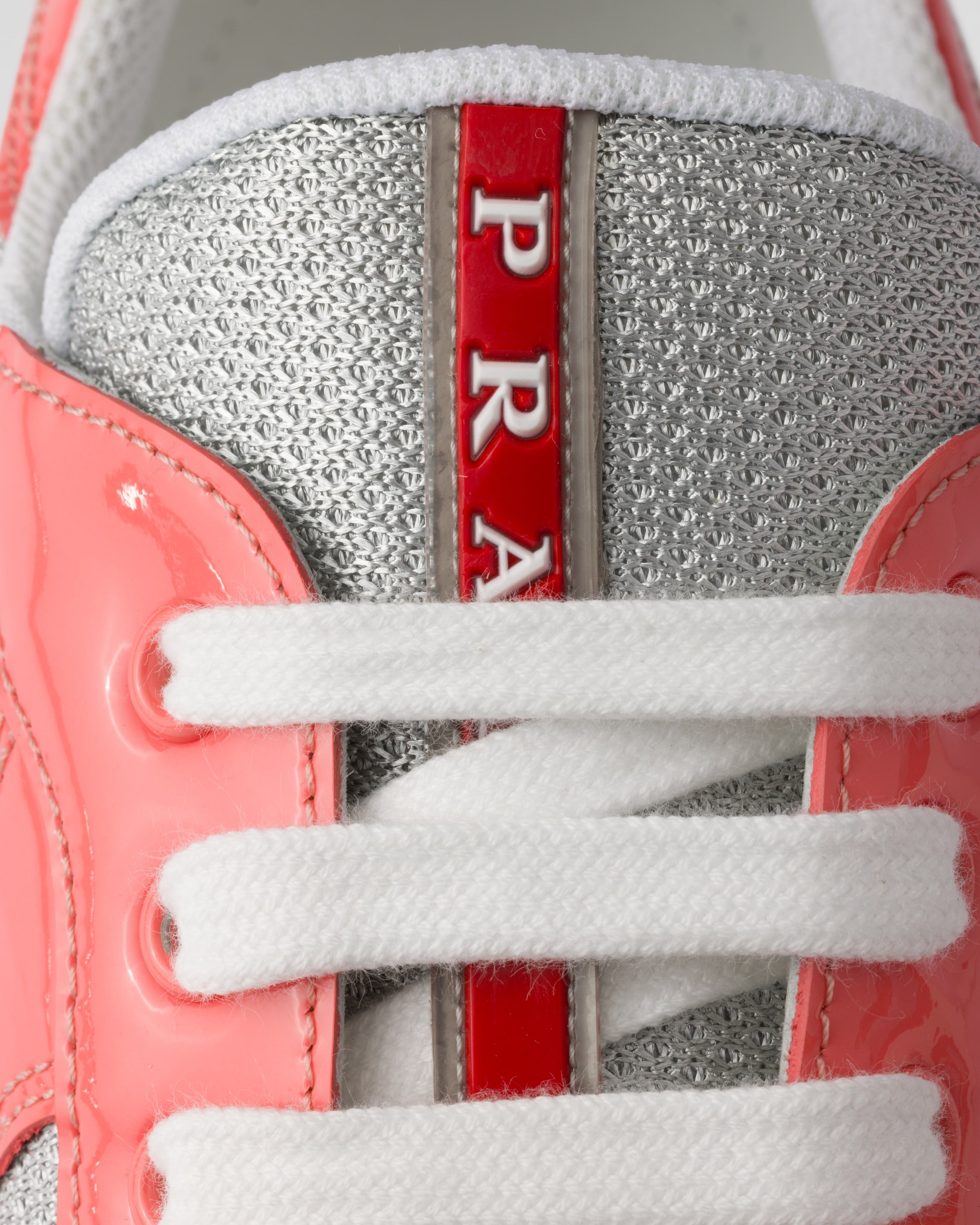 Patent leather and technical fabric Prada America's Cup sneakers - 5