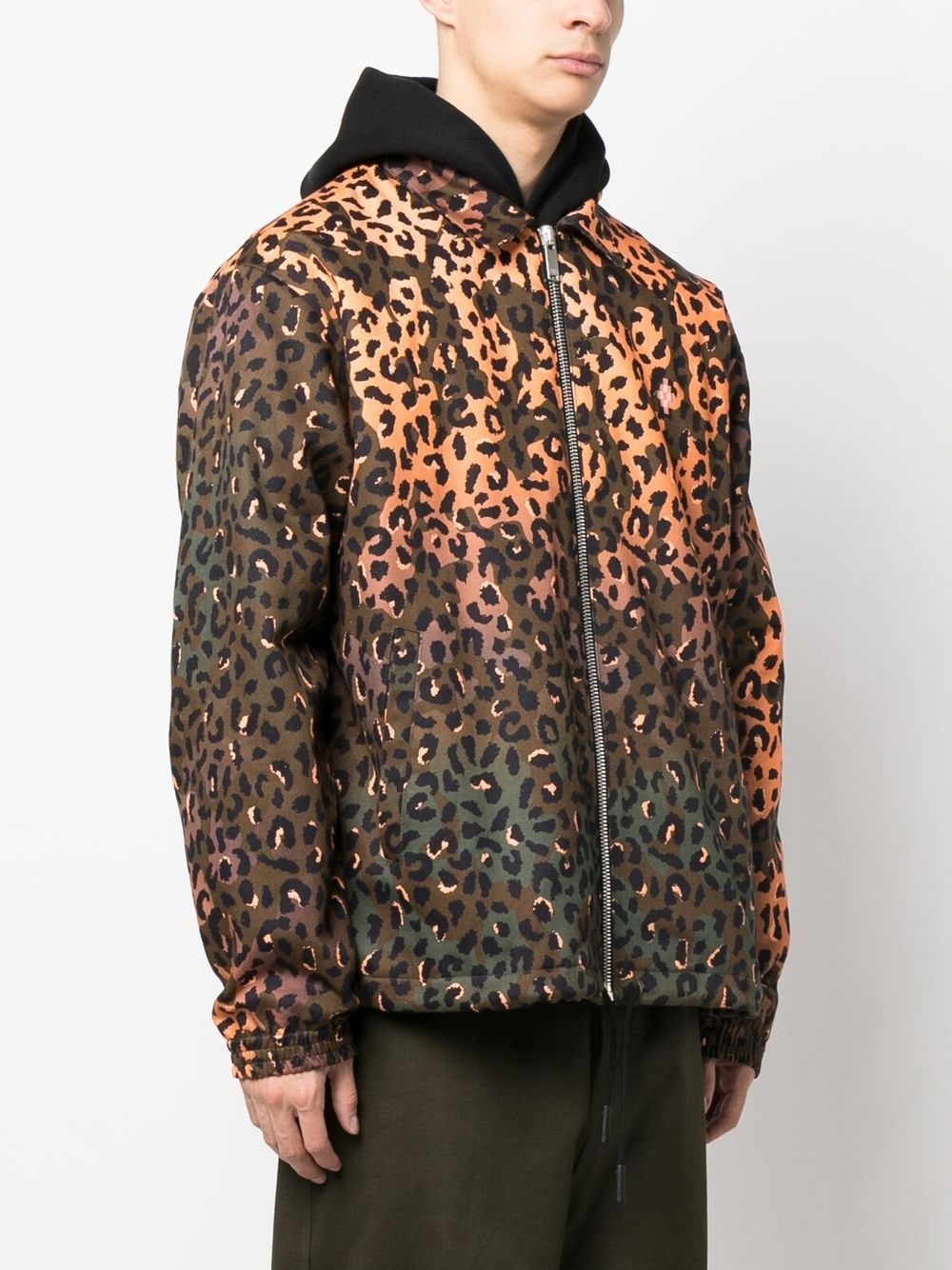 graphic-print zip-fastening jacket - 3