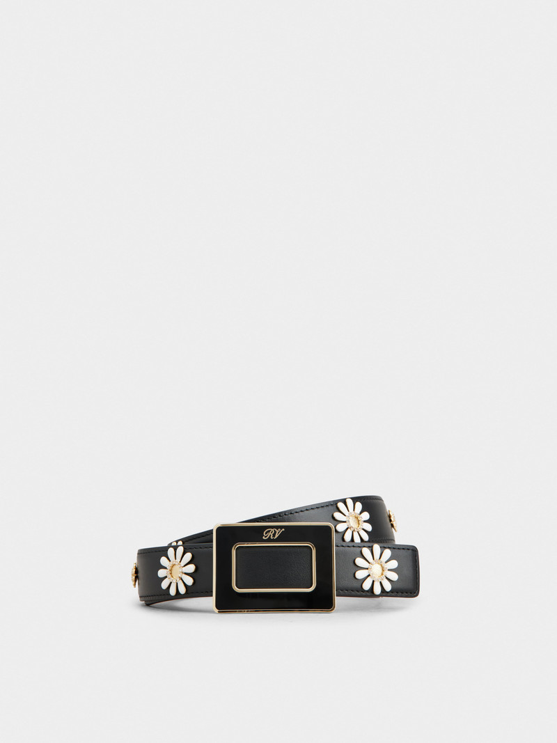 Belle Vivier Belt in leather 1
