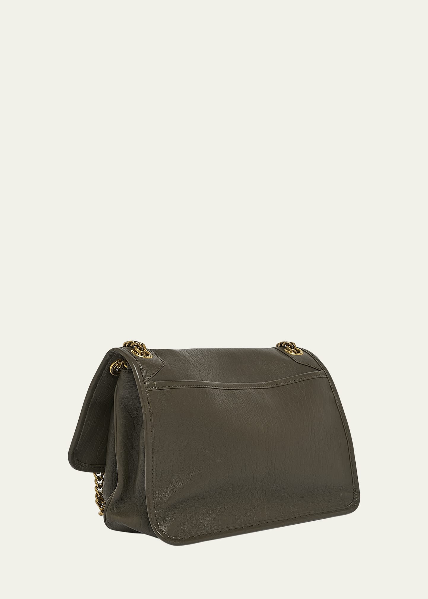 Niki Medium YSL Leather Shoulder Bag - 3