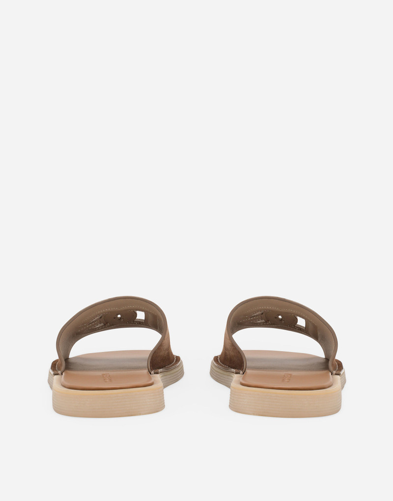 Dolce & Gabbana Suede sliders outlook