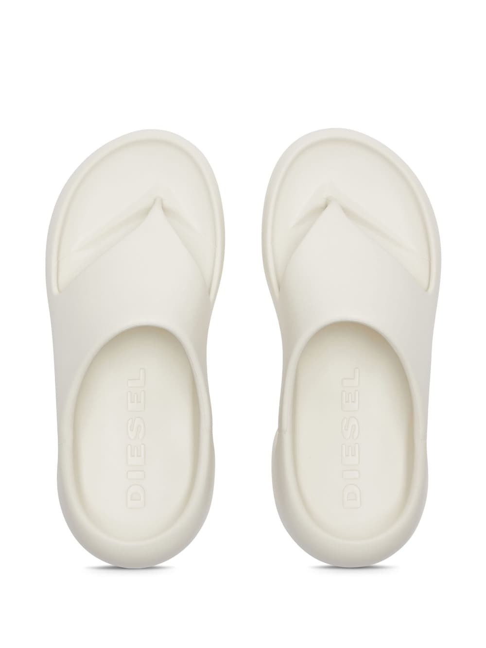 embossed-logo slippers - 5