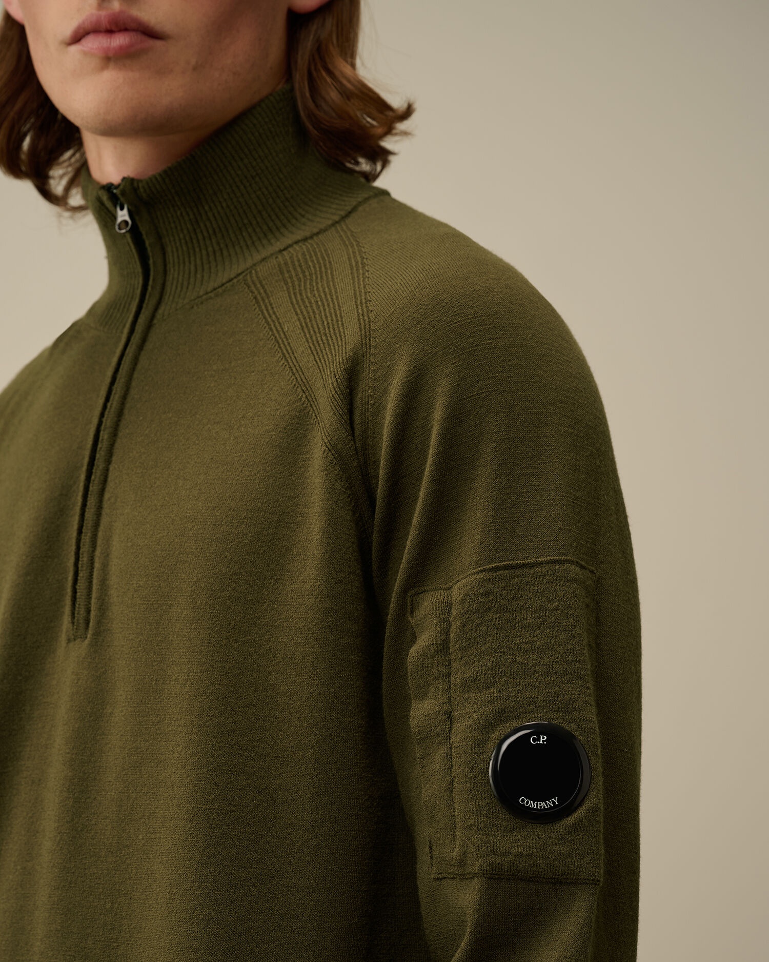 Extra Fine Merino Wool Half Zipped Knit - 4