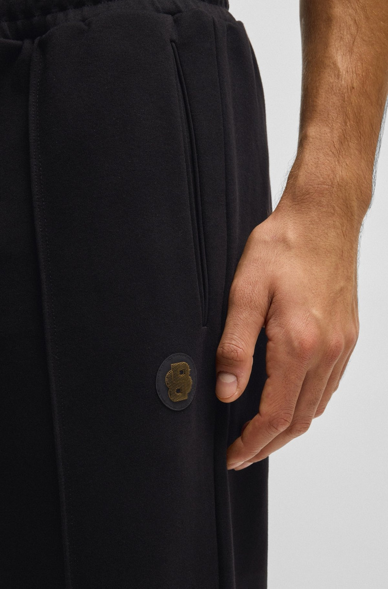COTTON TRACKSUIT BOTTOMS WITH DOUBLE B MONOGRAM 3