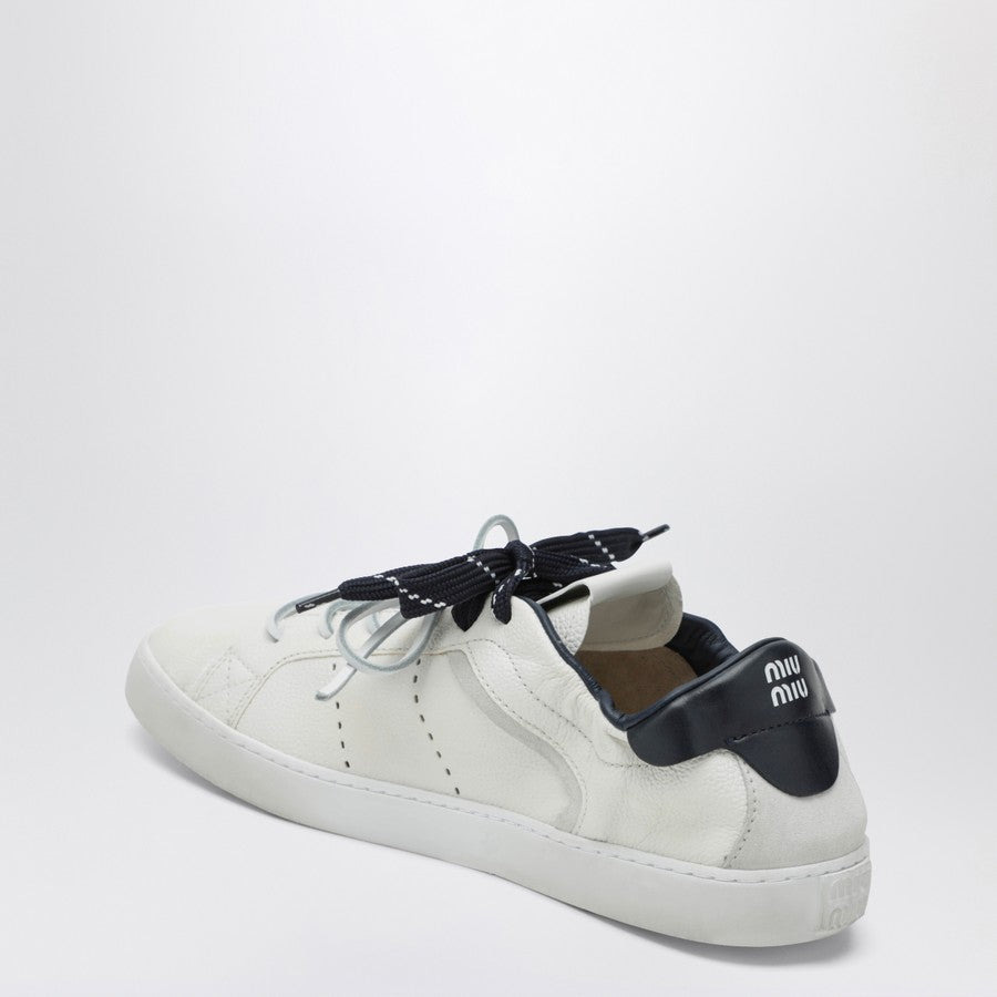 MIU MIU LEATHER SNEAKER - 3