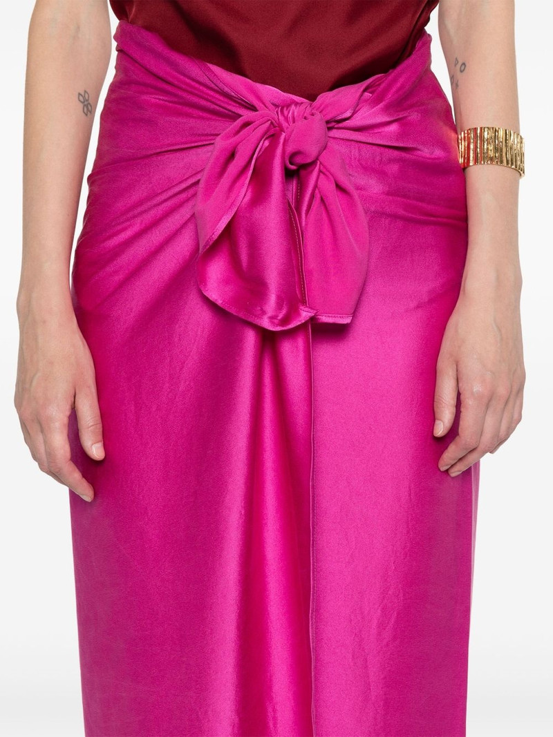 self-tie silk wrap skirt 5