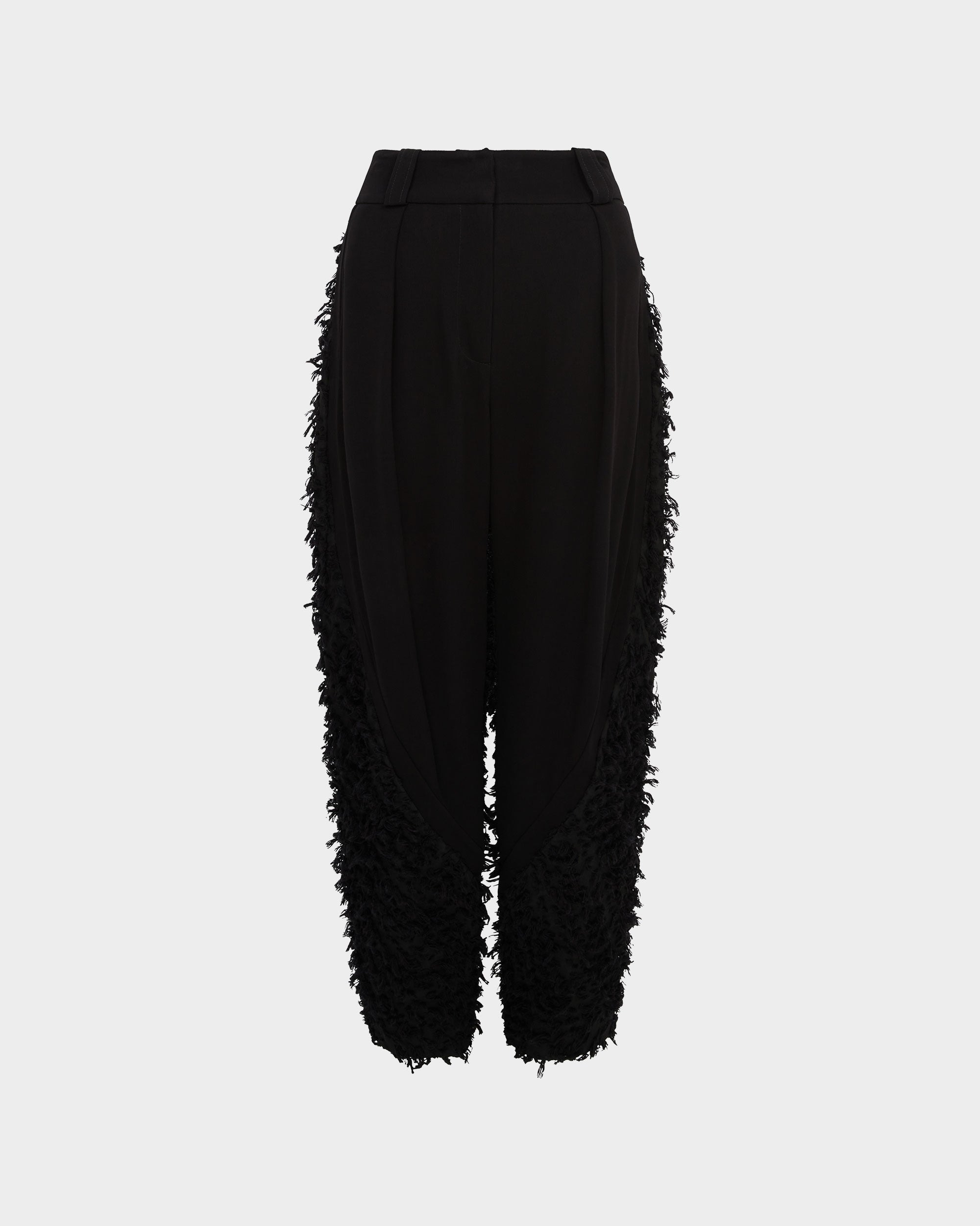 POLA TROUSER IN TEXTURED COTTON - 1