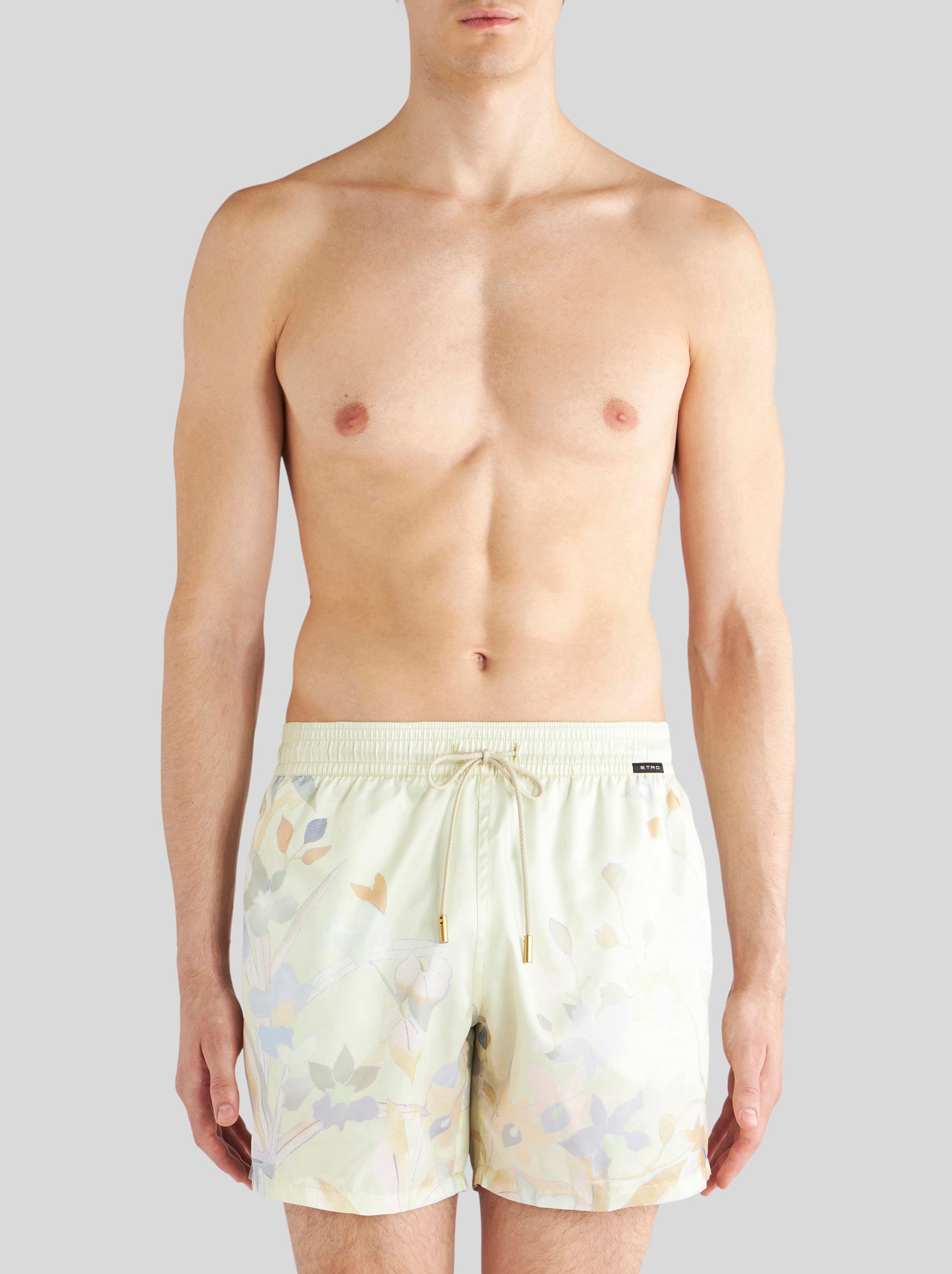 COSTUME WITH LEAFY FLORAL PRINT - 2
