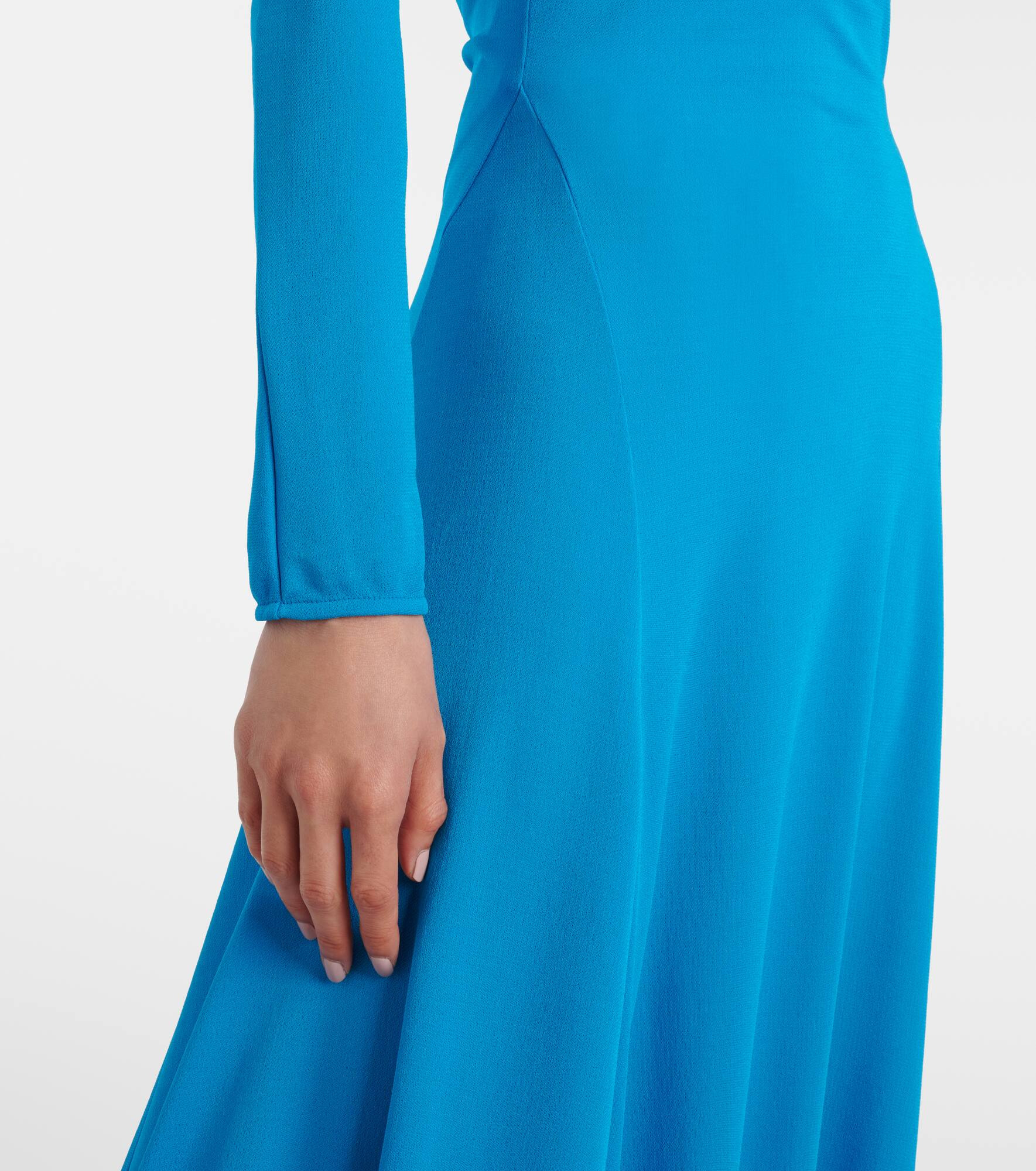 Open-back jersey midi dress - 5