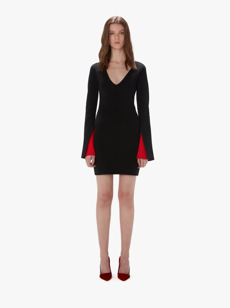 JW Anderson CONTRAST CUFF FITTED DRESS outlook