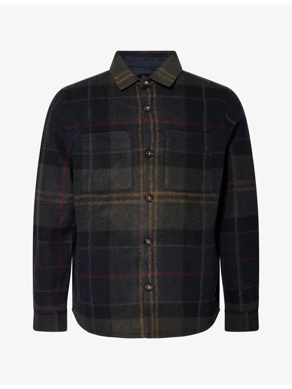 Woodlane Checked Woven Overshirt - 1