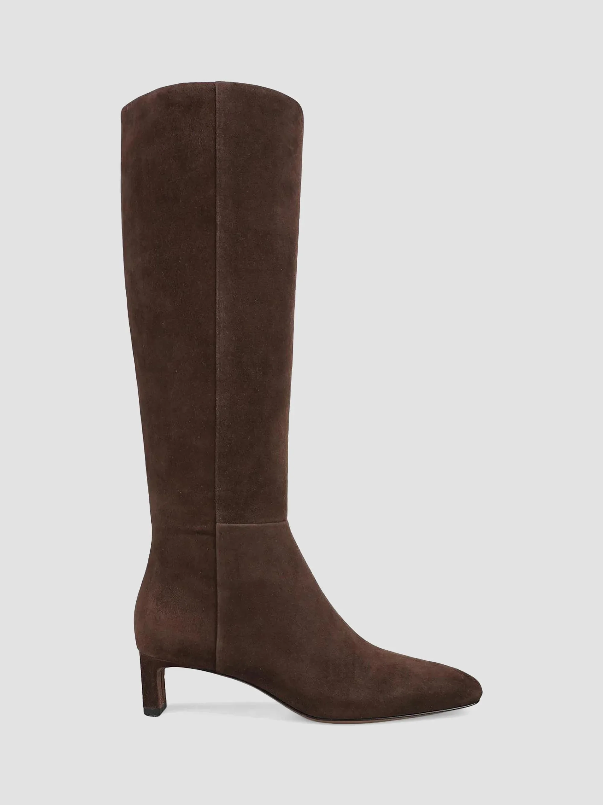 Women's Lilith Suede Knee-High Boots - Cacao Brown - 1