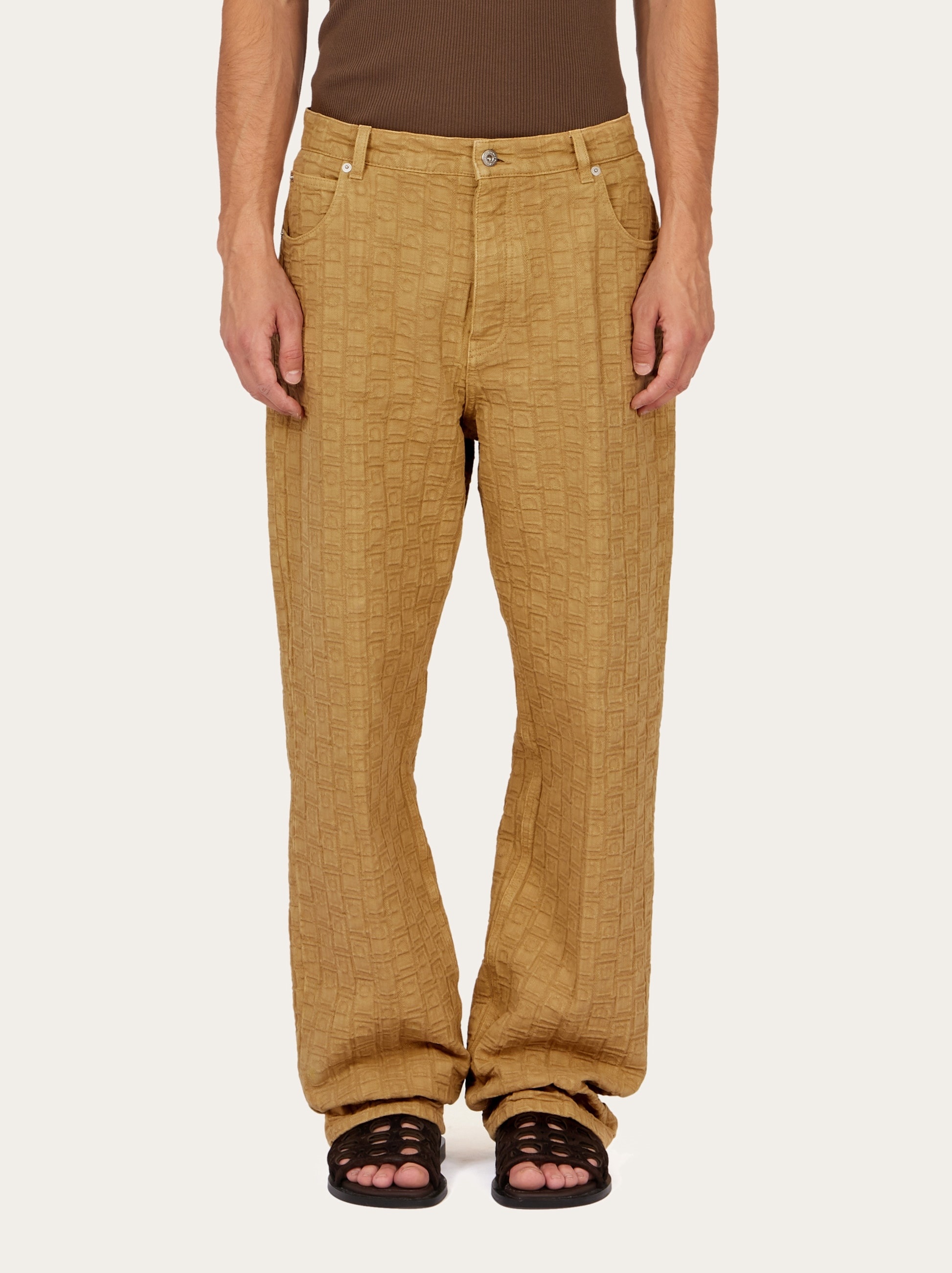 Ferragamo Monogram five pocket trousers - 2