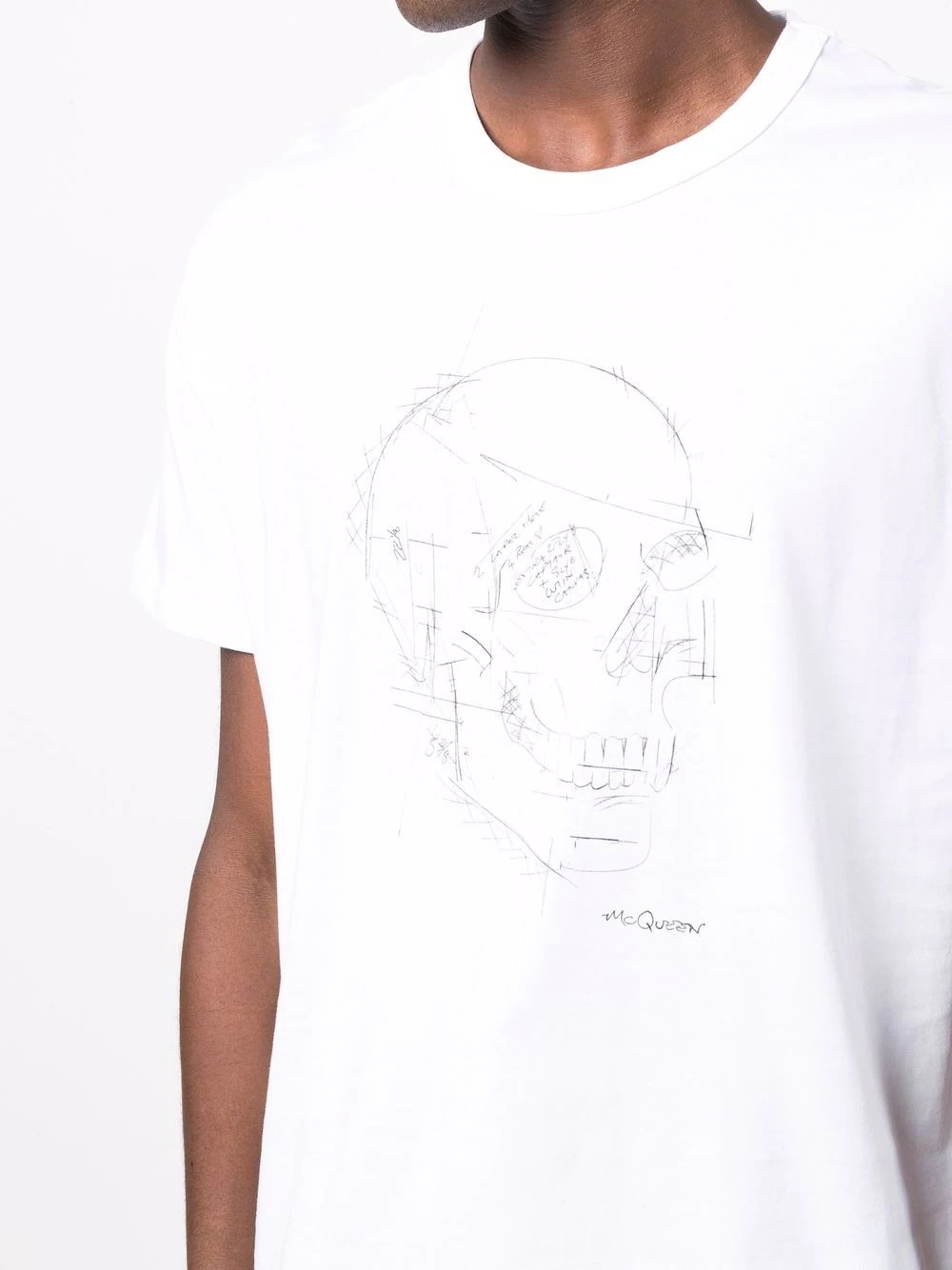 illustrated skull-print T-shirt - 5