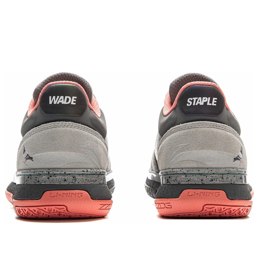 Li-Ning x Staples Way Of Wade 1 Low 'Grey Pigeon' ABAU099-27 - 5