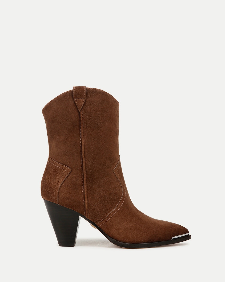 CODY SUEDE WESTERN BOOTIE - 1