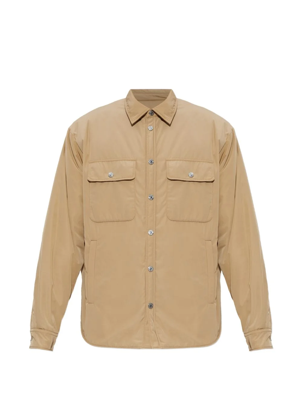 buttoned-up insulated jacket - 1