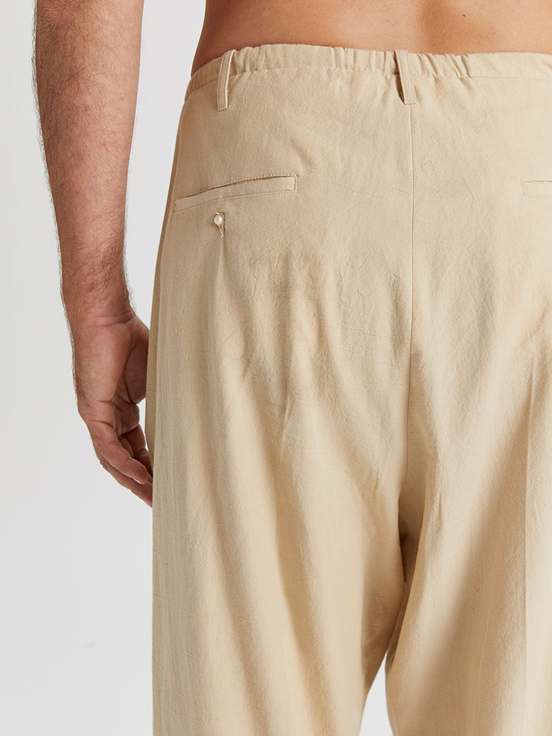 New People's Pijama Pants Dirty White 5