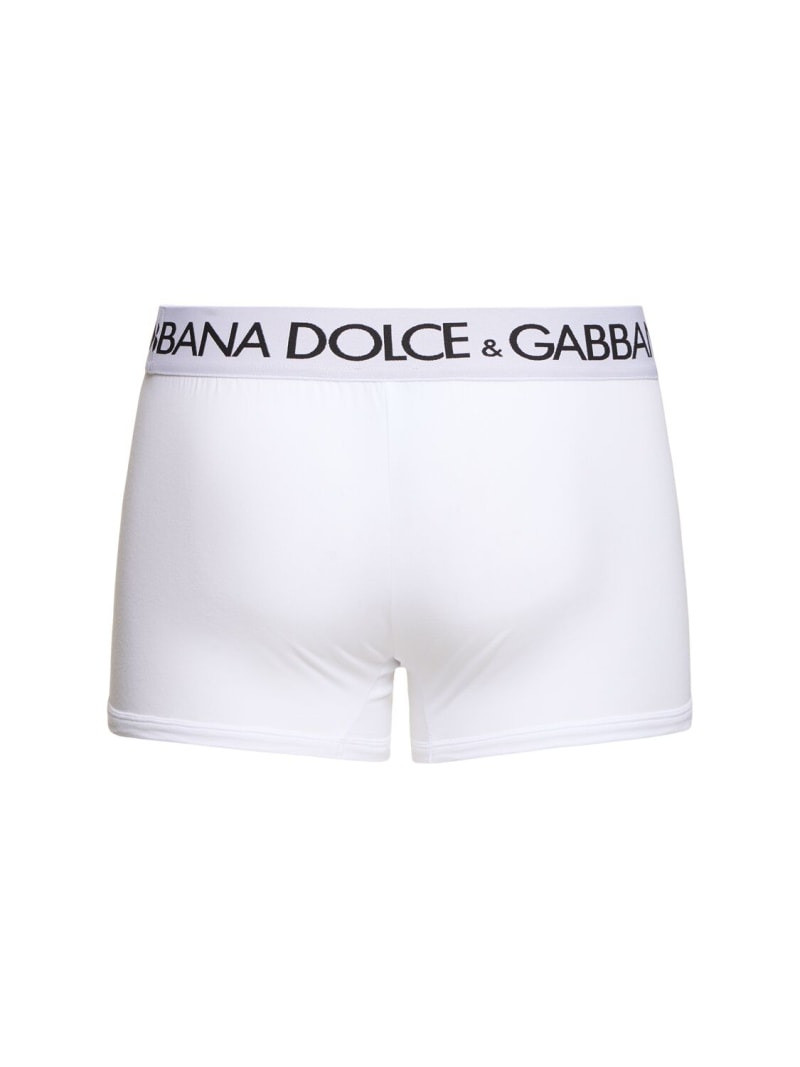 Dolce & Gabbana Pack of 2 logo cotton boxer briefs outlook