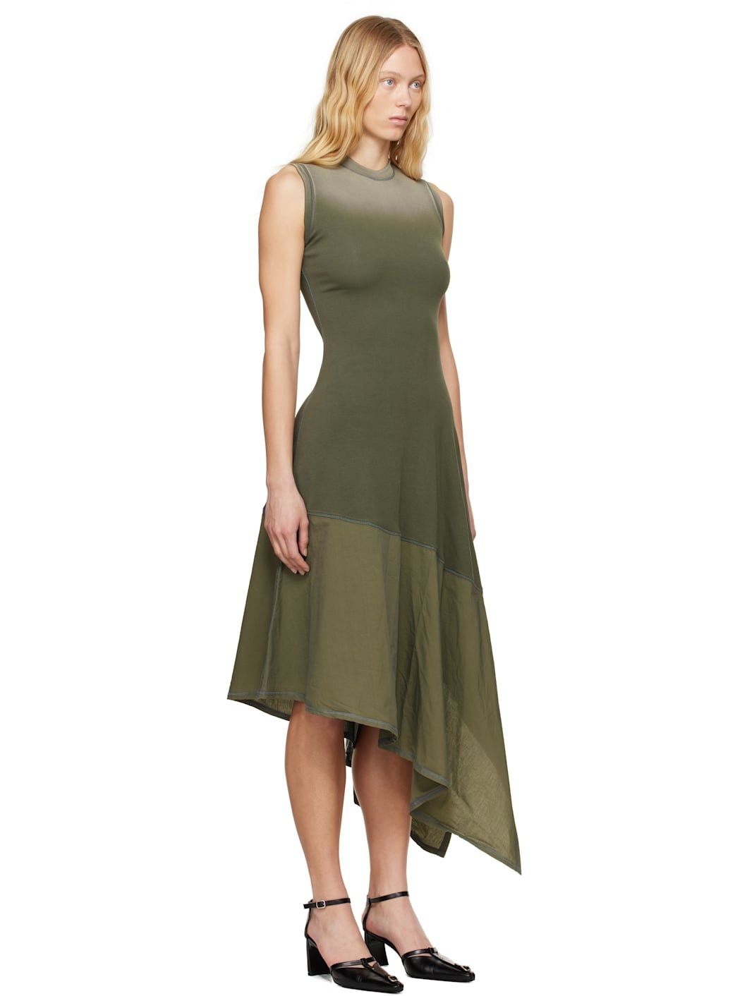 Green D-Elicy Midi Dress - 2