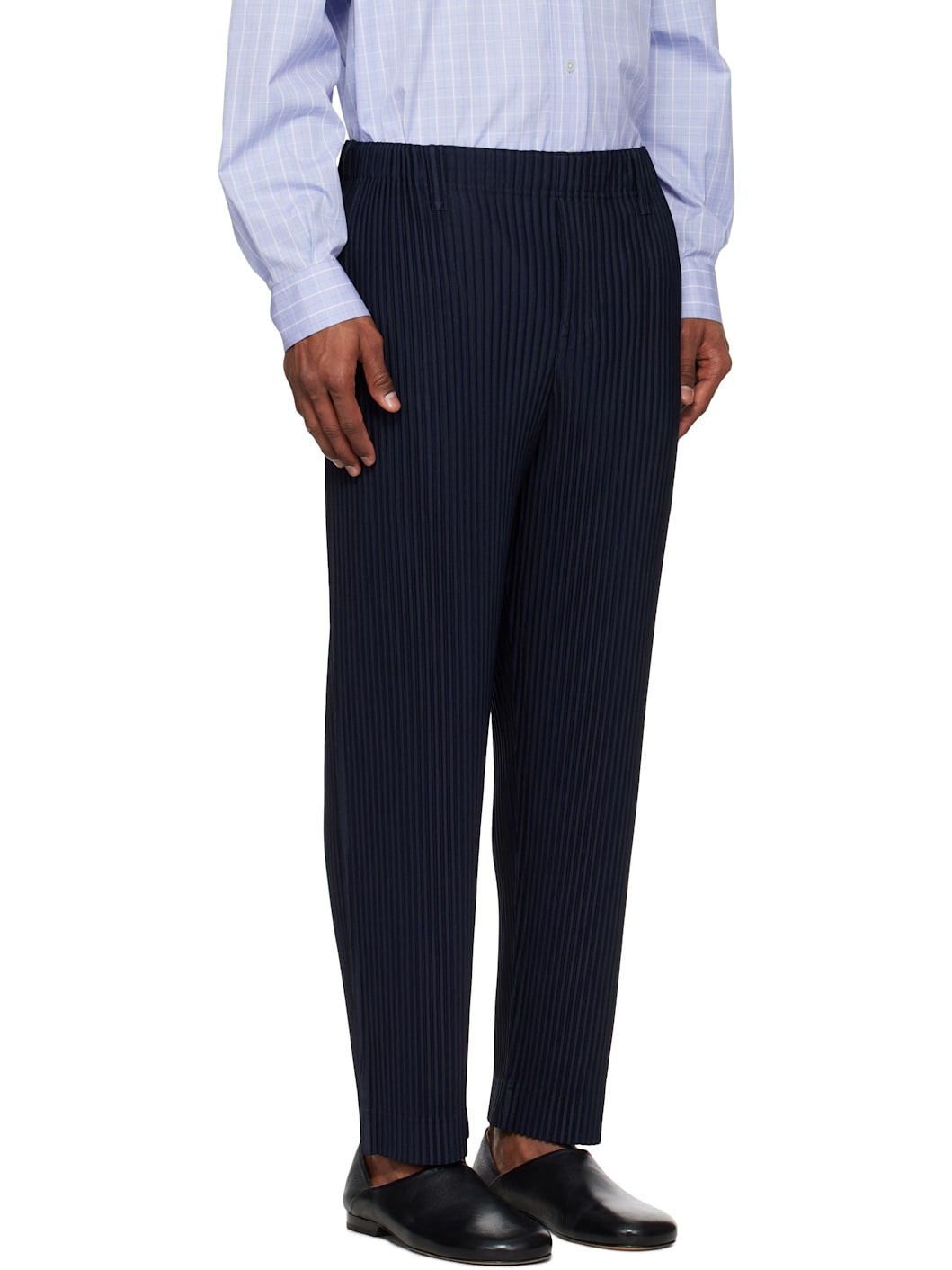 Navy Basics Trousers - 2