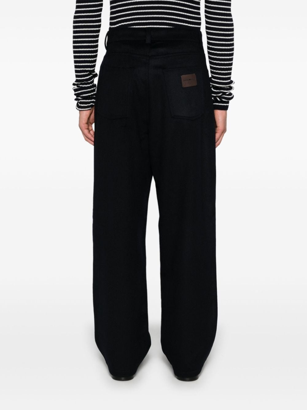 flannel trousers - 4
