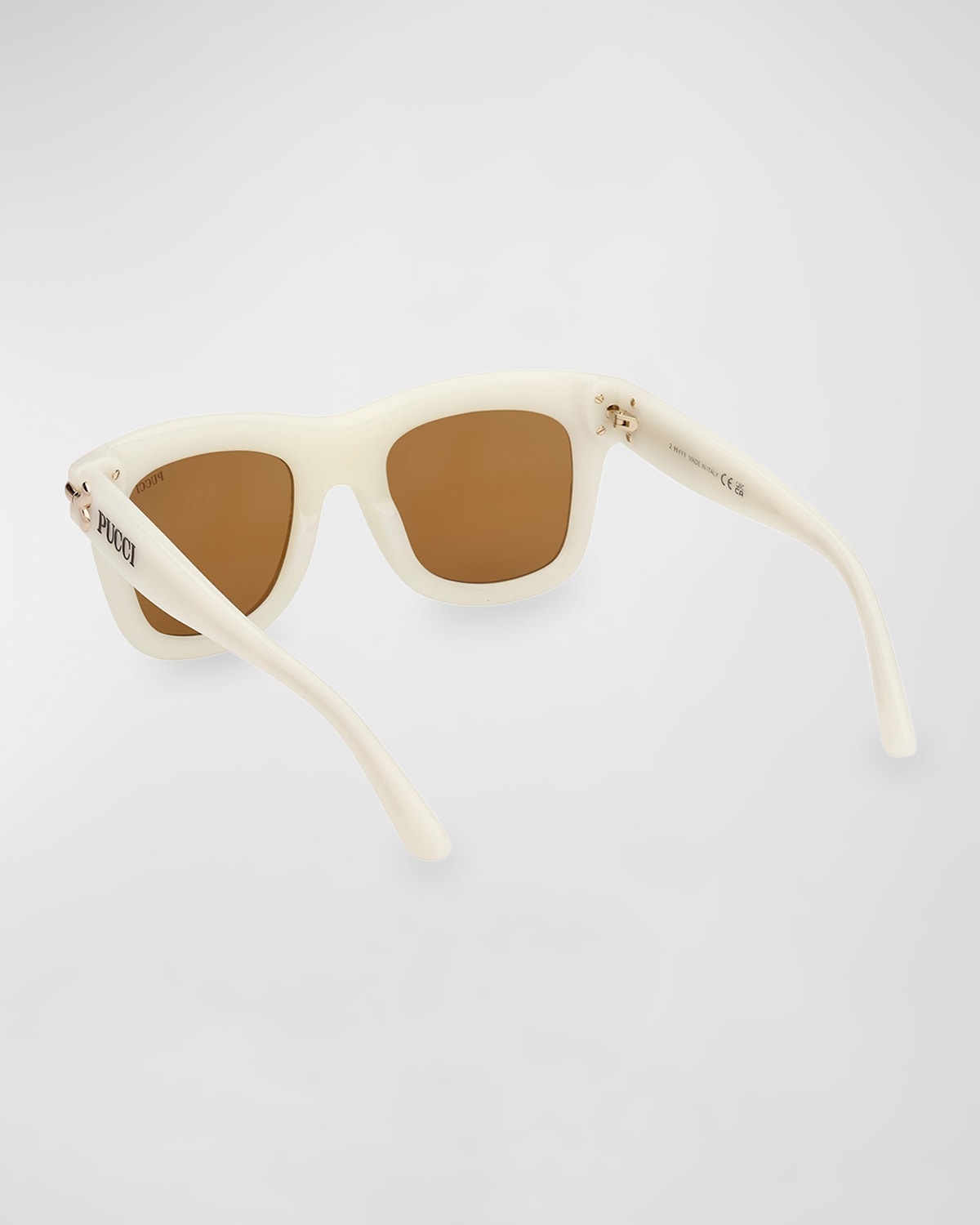 Logo Acetate Square Sunglasses - 2