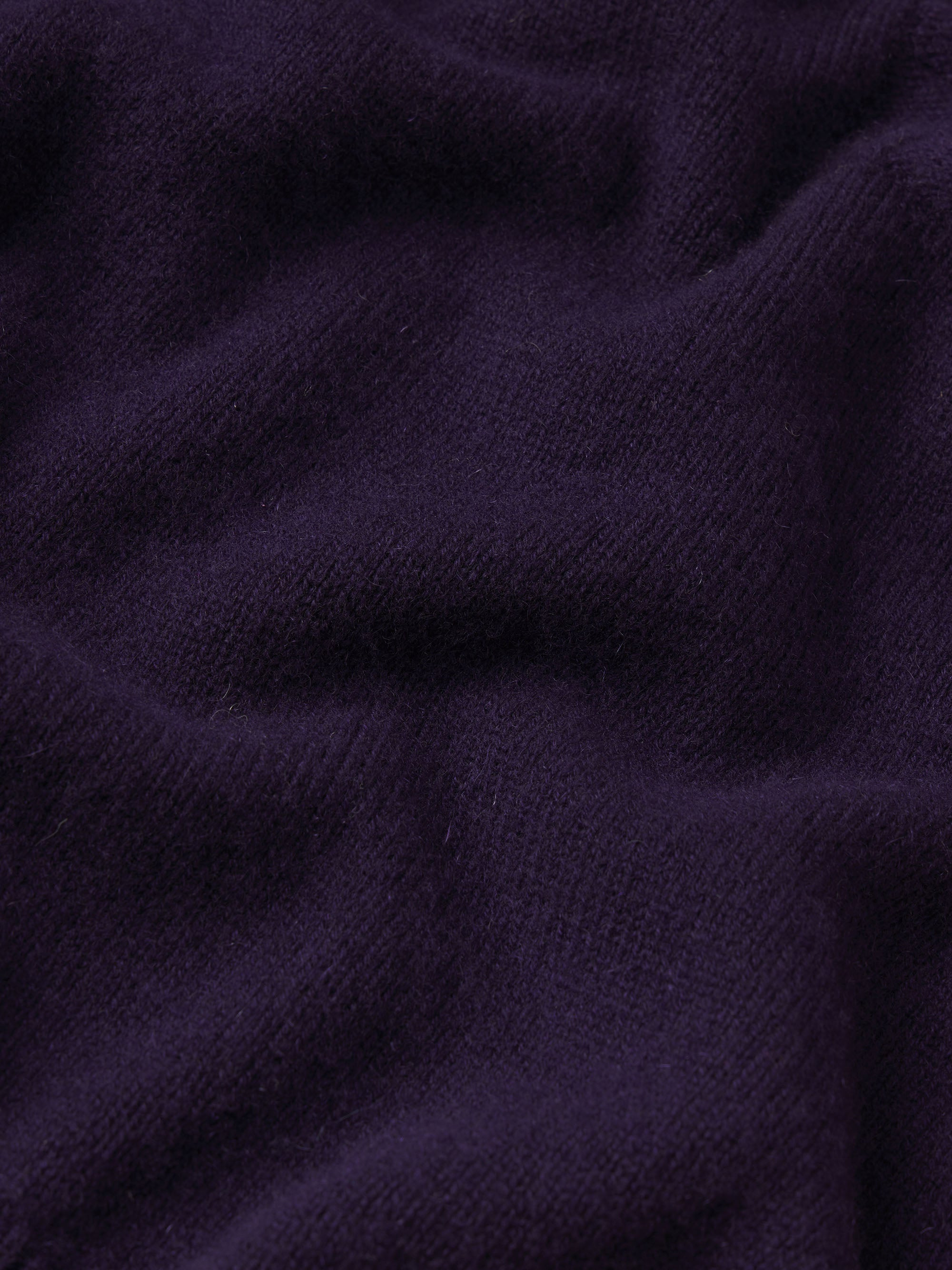 The Cashmere School Crew Sweater in Royal Purple - 7