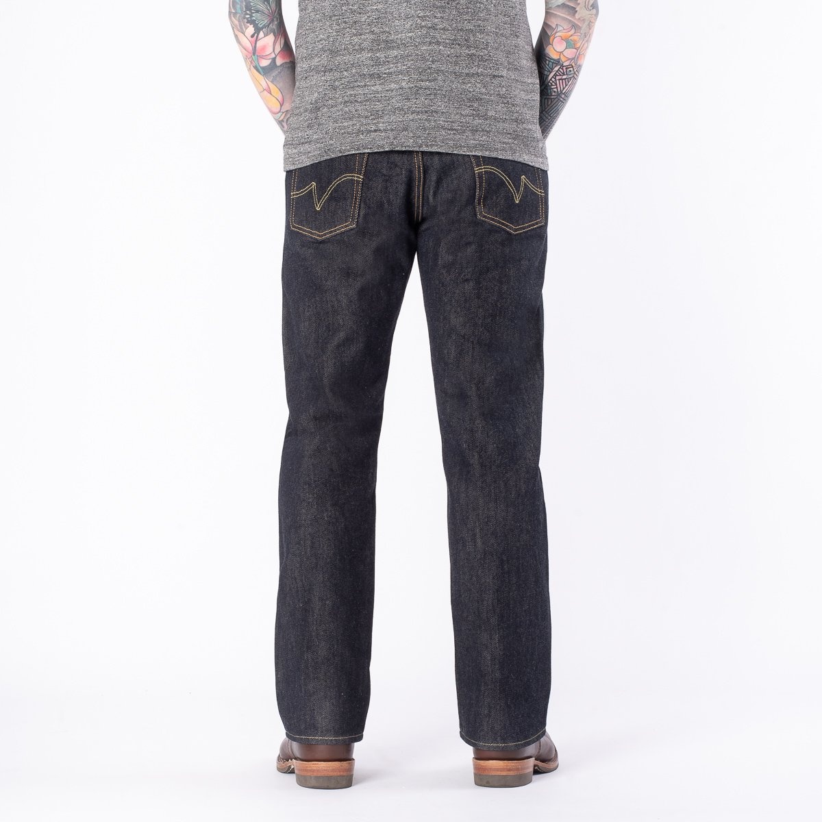 IH-634S 21oz Selvedge Denim Straight Cut Jeans - Indigo - 4