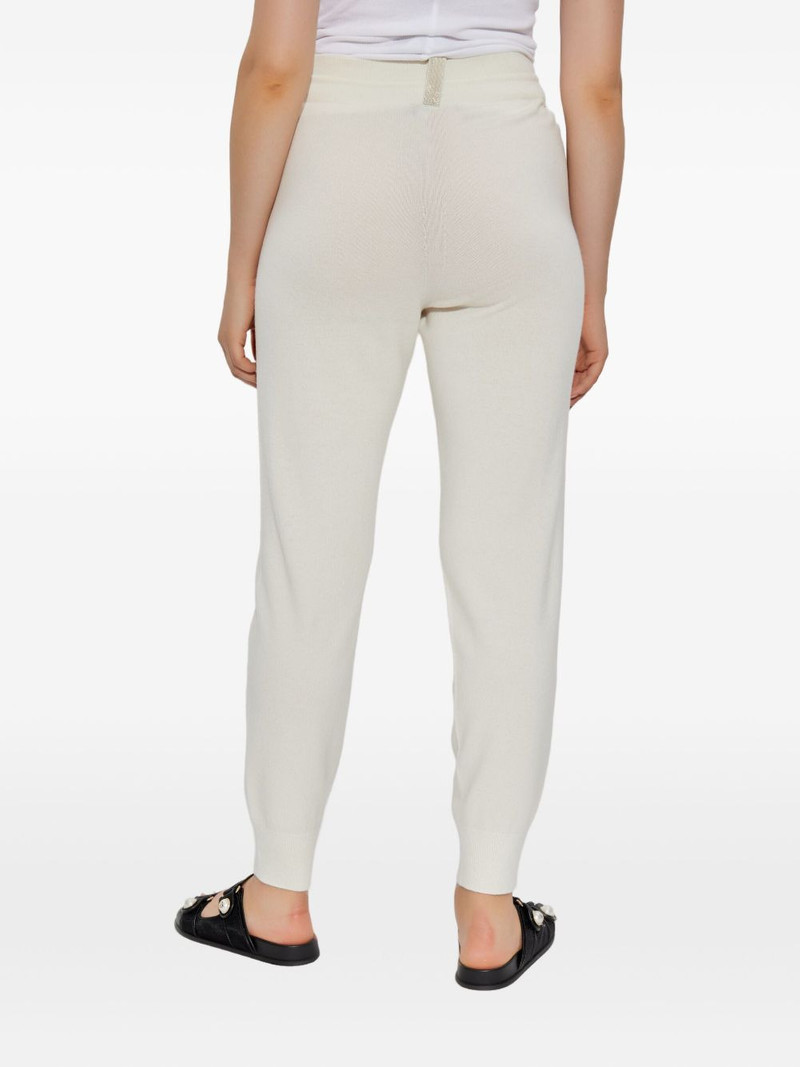 ribbed-knit drawstring trousers 4