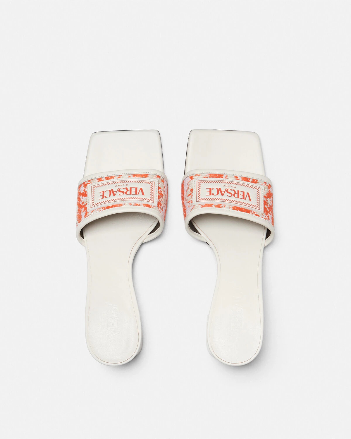 Theia Barocco Raffia Mules 55 mm - 4