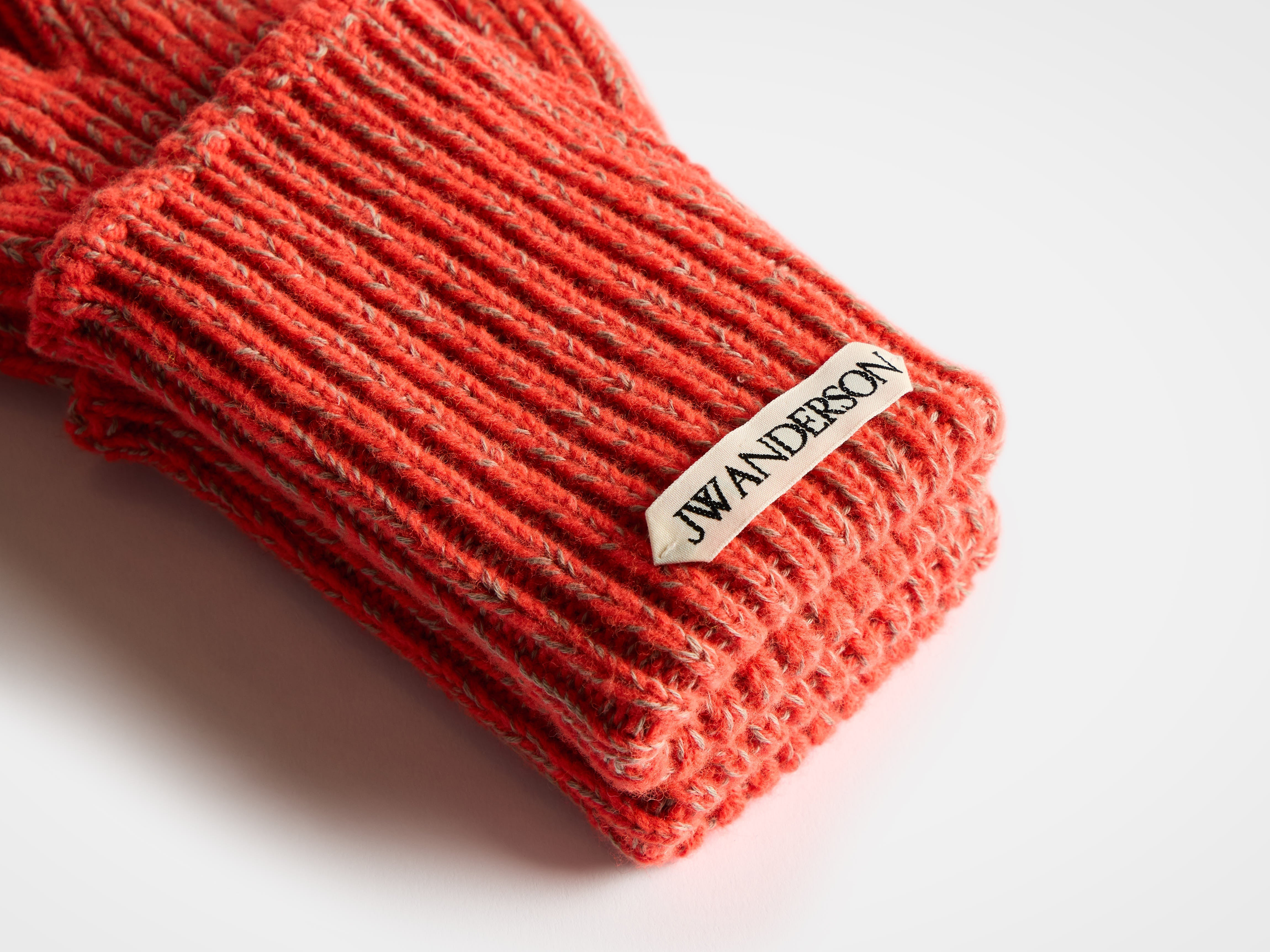 MOULINE GLOVES IN NEON ORANGE - 2