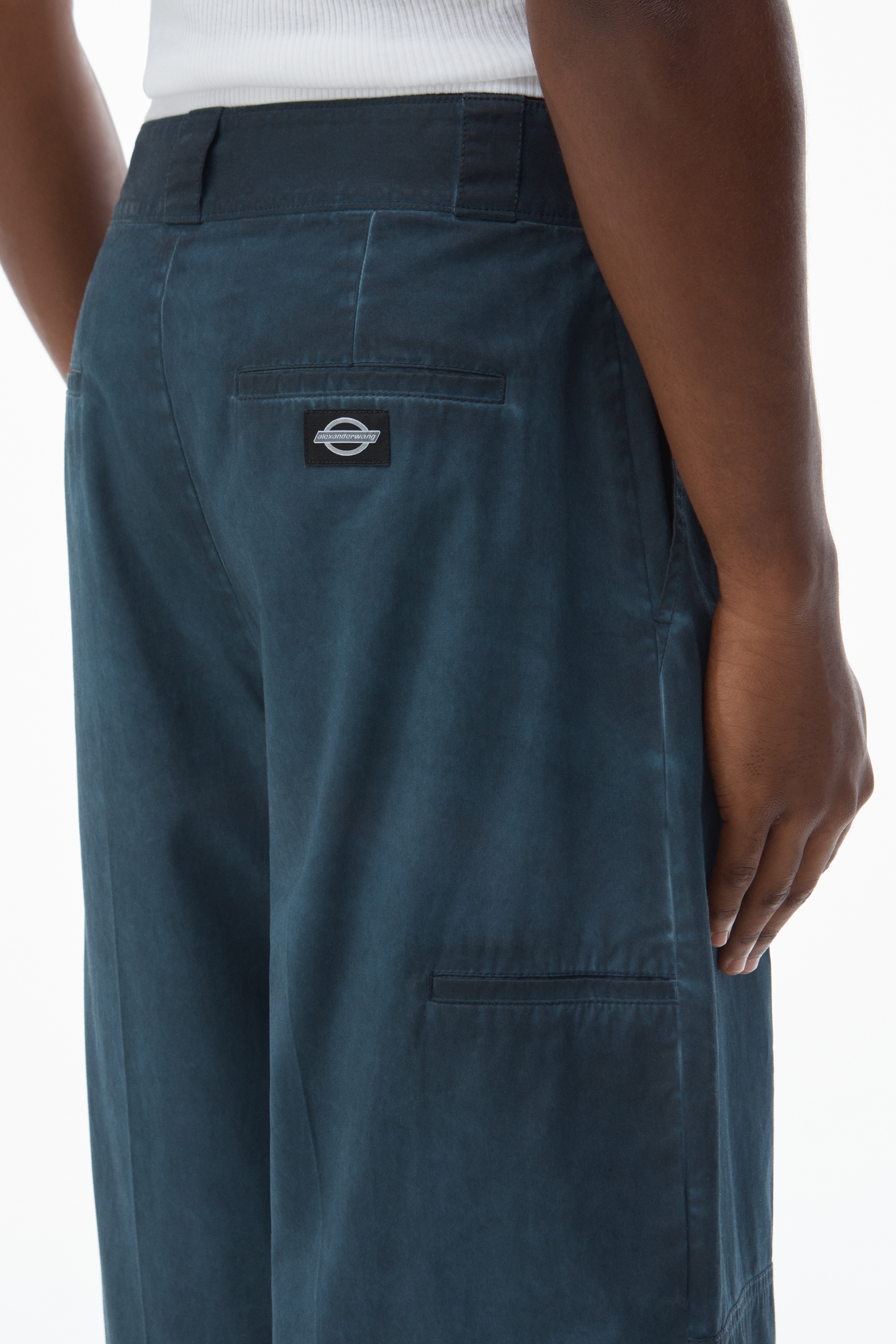 Slim-Leg Pants in Cotton - 5