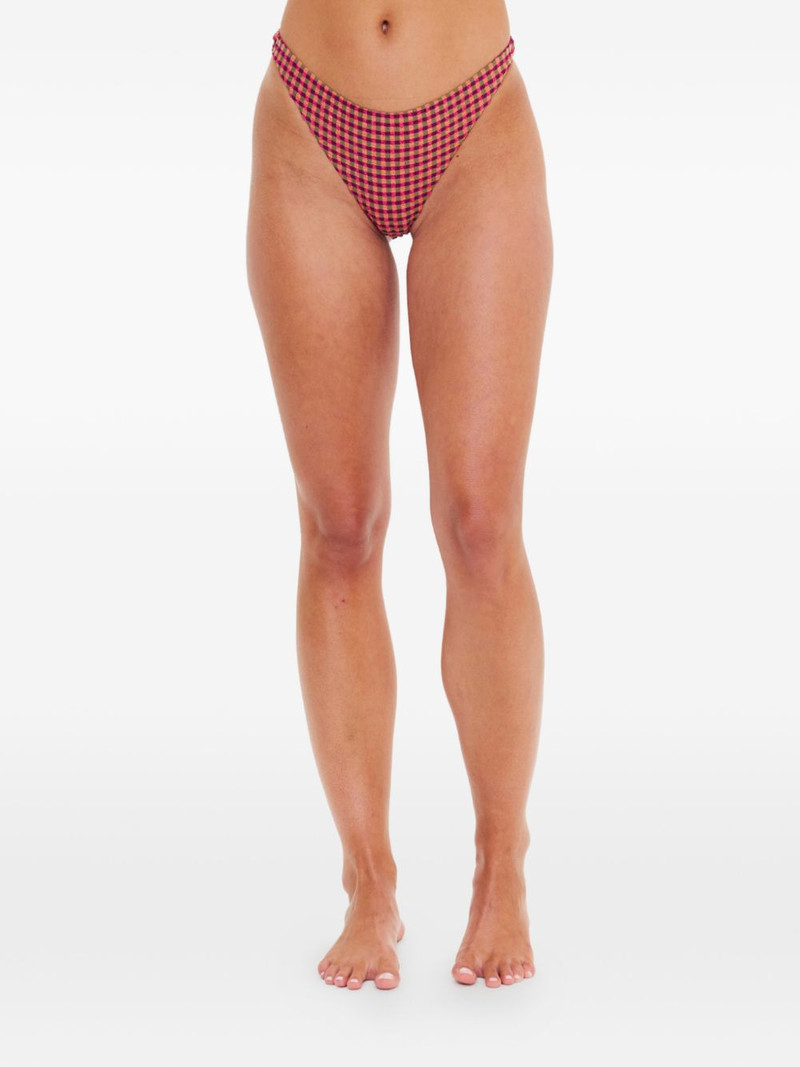Aliki Christy checkered-pattern bikini bottoms 3
