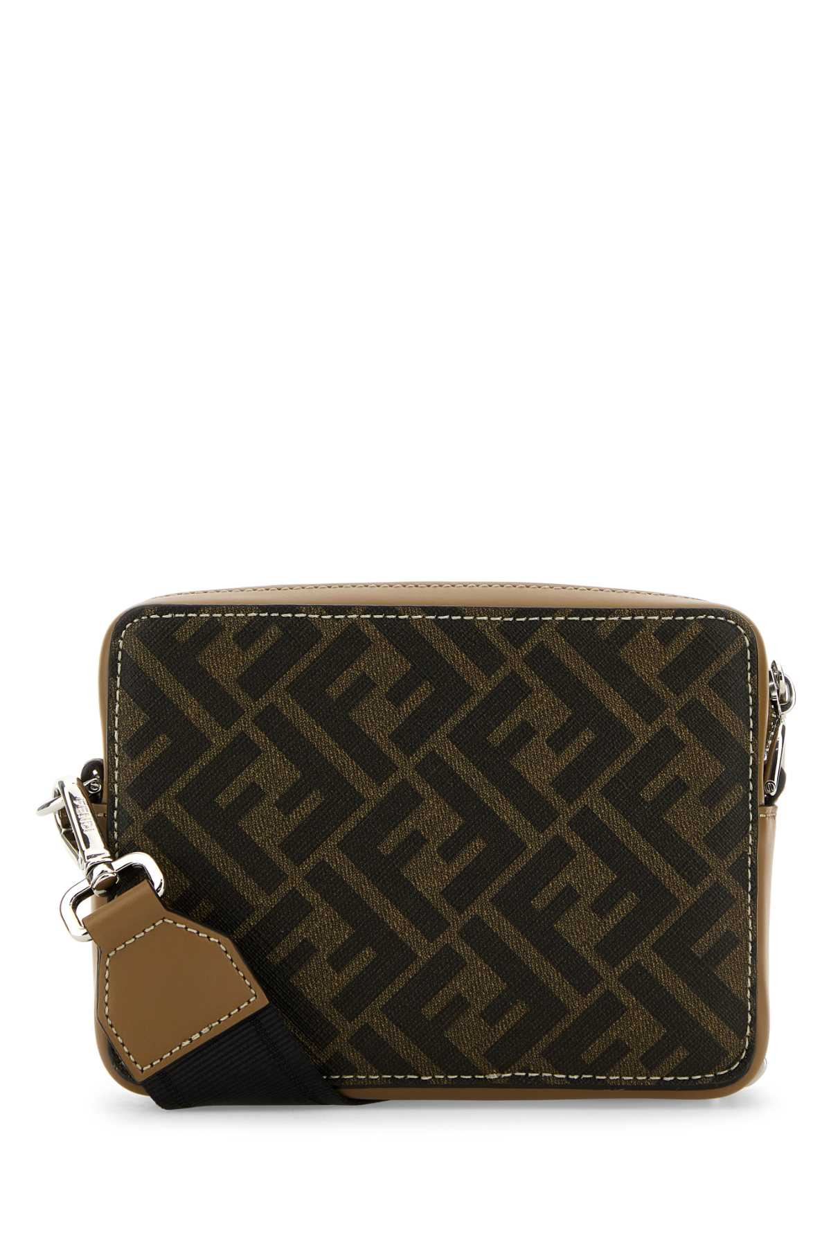 Fendi Men Embroidered Canvas Camera Crossbody Bag - 5
