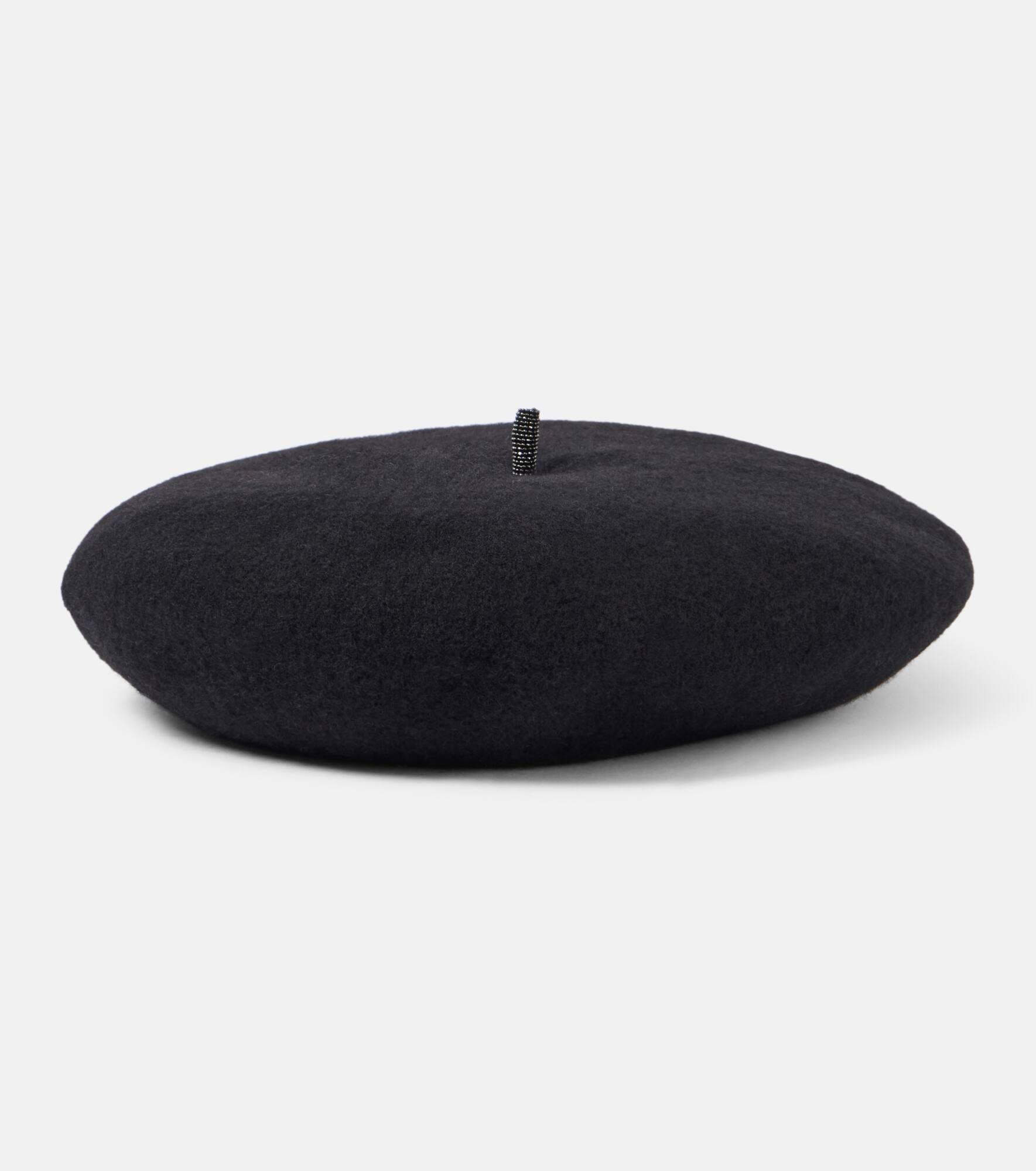 Monili Beads wool beret - 4