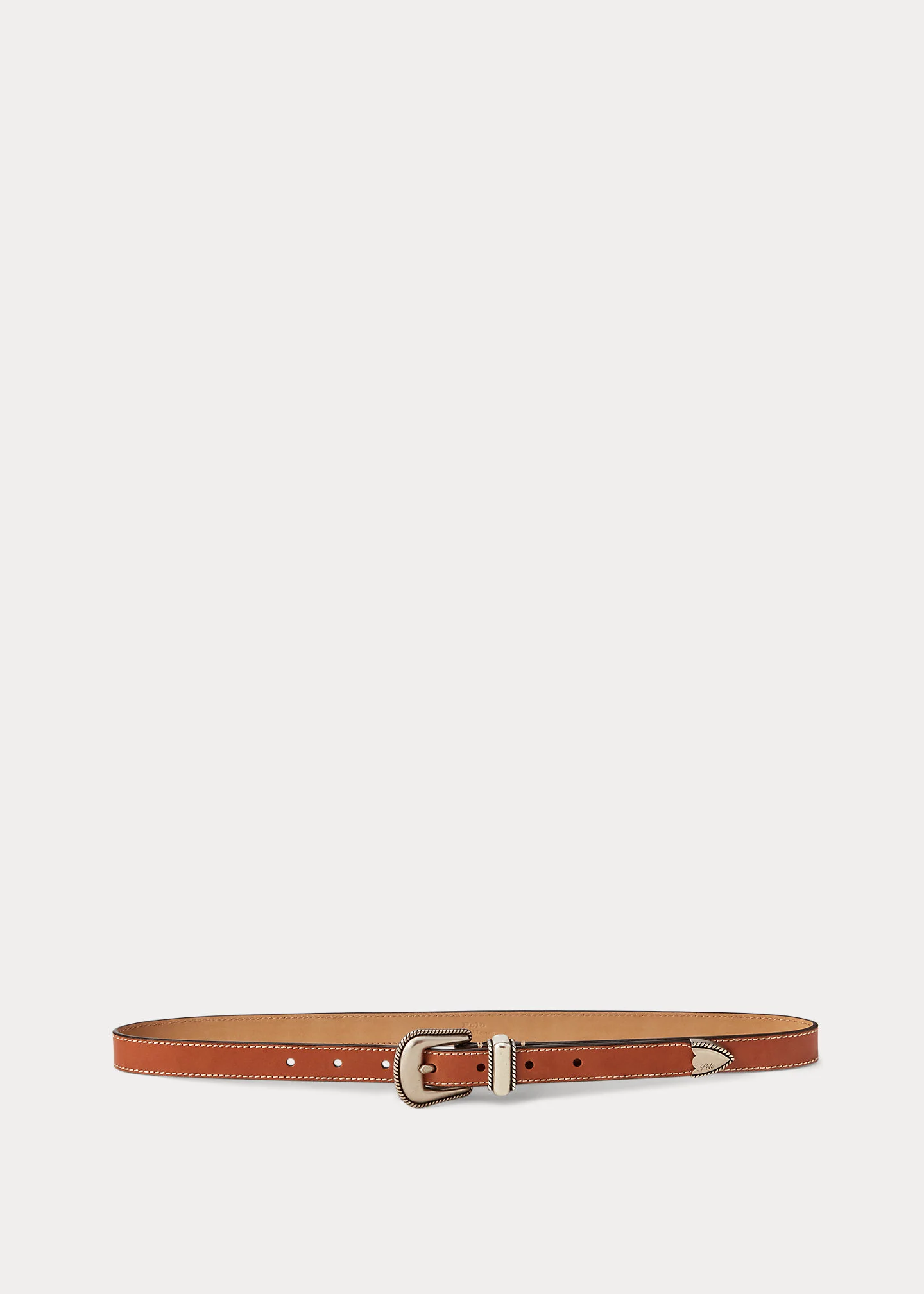 Western Vachetta Leather Belt - 1
