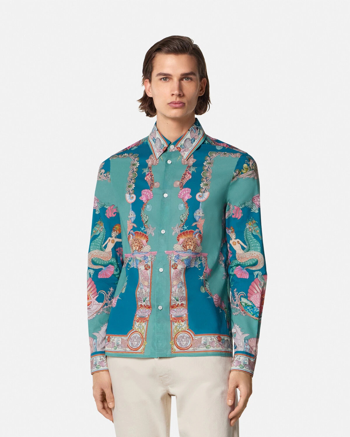 Coral Theatre Cotton Shirt - 4
