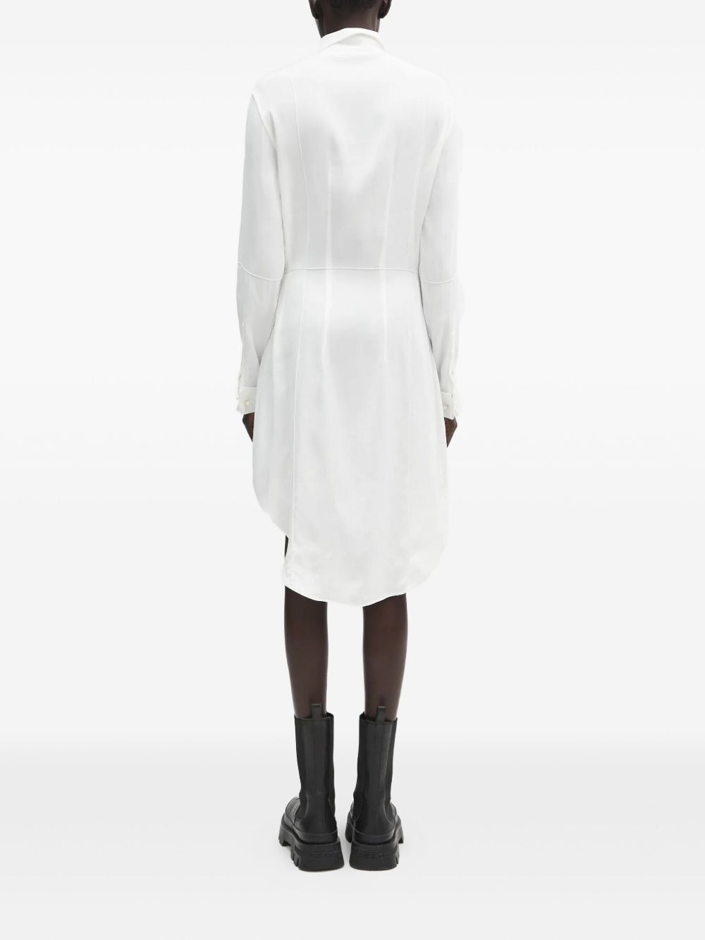 high-low shirt mini dress - 4
