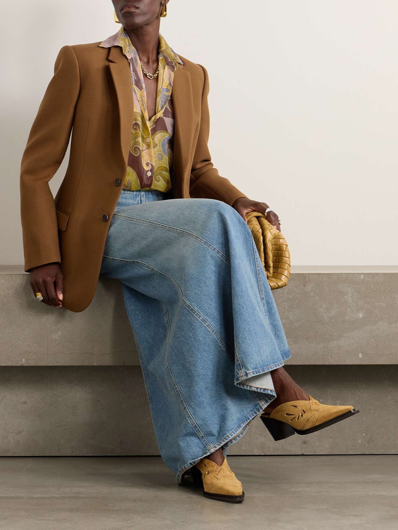 Our Legacy Manta Blazer Muddy Lavender Lyo Wool | REVERSIBLE