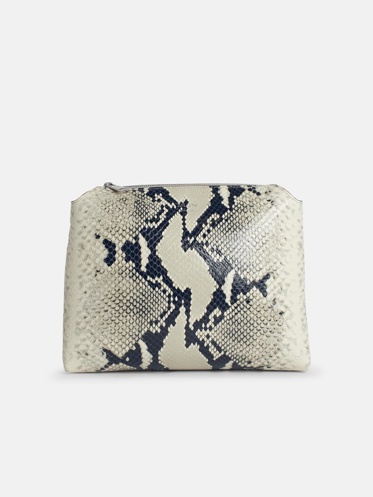 'LINA CROSSBODY' 'NATURAL PYTHON' LEATHER CROSSBODY BAG - 1