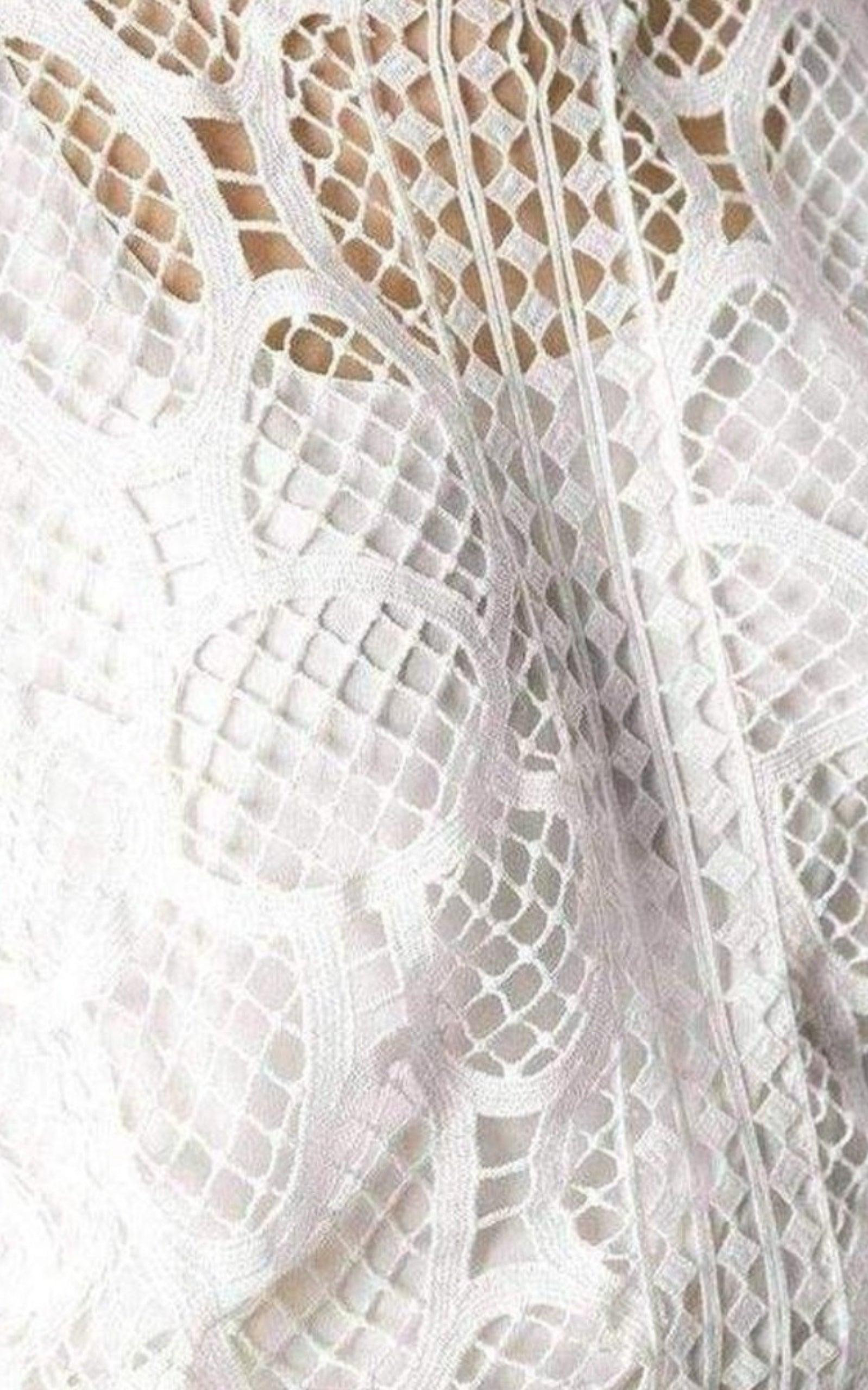 Crochet Lace Cotton Dress - 5