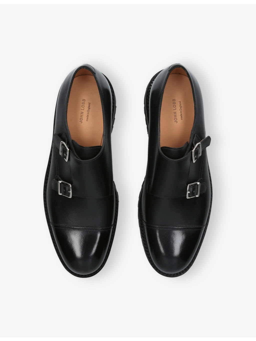 William Double-Buckle Leather Shoes - 2